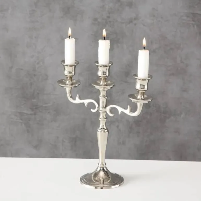 3 armet lysestage til bord - 26cm / Varas