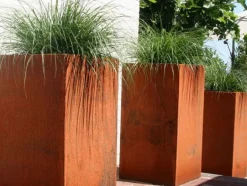 Adezz / Høje rust krukker - H.80cm + H.100cm