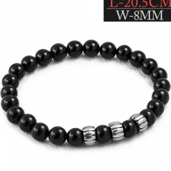 Bali style elastisk armbånd med charms