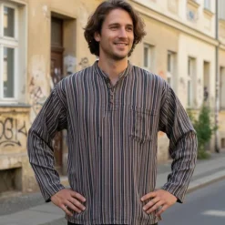 Bondeskjorte til Mænd - 5 Farver