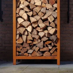 Brændereol / brændeholder i rust - 6 størrelser