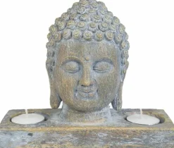 Buddha lysholder dobbelt