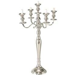 78cm - 5 armet kandelaber lysestage - victoria