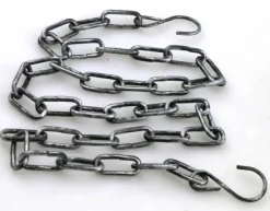 100cm kæder - blank / hvid / guld