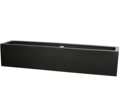 150cm plantekumme til altan / balkon / vindue - sort eller grå