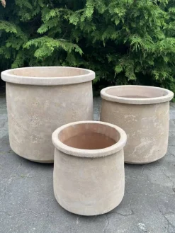 Ø.30+Ø.40+Ø.50cm Terracotta krukker i sæt
