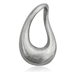 Drop smykkevedhæng i sølv