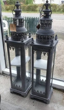 Duchess of York zinklanterne / 100cm / Pris for 2stk - AFHENTNING