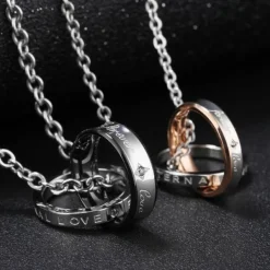 Eternal love stålhalskæder til par