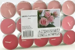 Fyrfadslys med duft / 4 slags - 30stk duftlys