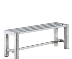 Galvaniseret bænk / udendørs havebænk