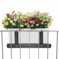 Gelændersikring - støttebeslag til altankasser / blomsterkasser