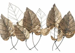 Golden Leaves Vægdekoration i metal - 115cm