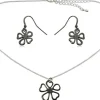 Grey Flower Smykkesæt