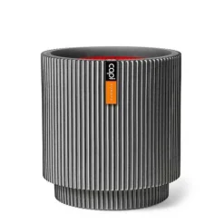 Groove Krukke Med lodrette ribber - Sort eller Antrazit eller Taupe- Livstidsgaranti - 4 farver