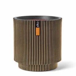 Groove Krukke Med lodrette ribber - Sort eller Antrazit eller Taupe- Livstidsgaranti - 4 farver