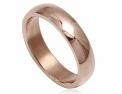 Gylden Stålfingerring 7mm / m/k