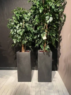 Høj krukke smooth black - 79cm - Livstidsgaranti