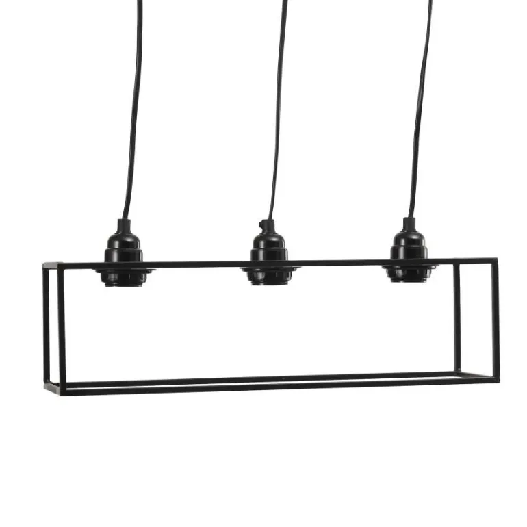 Hængelampe ALIX i sort jern / 3 fatninger
