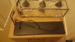 Hængelampe ALIX i sort jern / 3 fatninger