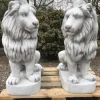 Hvide haveløver i beton - 95cm - 225kg/stk - Sætpris