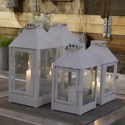 Hvide Udendørs Lanterner