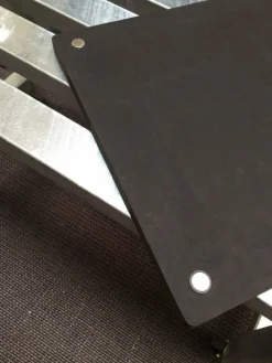 Hynder til galvaniseret bænk / taburet / lavrygget stol / barstol