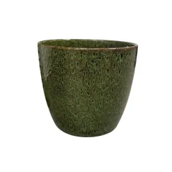 Indendørs fuldglaseret krukke - 3 farver - okseblod - cypress - celadon