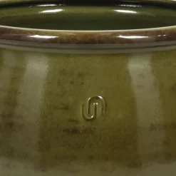 Indendørs plantekrukker i metal - sæt 3stk - Beige & Grøn