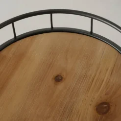 Indskudsfade / Plateauer i jern og træ / SÆT