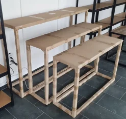 Konsolborde / Podieborde / Butiksborde - 3 størrelser i sæt - AFHENTNING