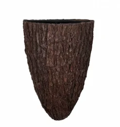 Krukke / Plantepotte til væg med Mango Bark - 2 størrelser