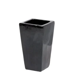 La Selle - Konisk krukke i keramik - Hvid eller Sort - H.57x34x34cm