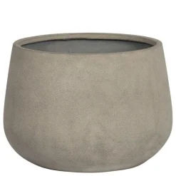 Lav sand / beige krukke H.30xØ.42cm