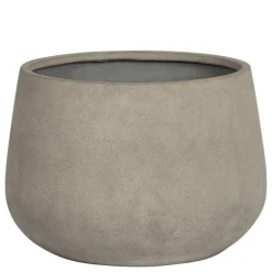 Lav sand / beige krukke H.40xØ.56cm - M/U Hjulsæt