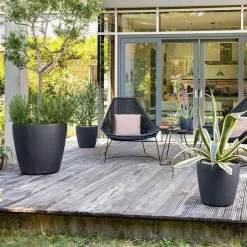 Lechuza Classico COLOR krukker med selvvanding - Ø.60cm + Ø.70cm - M/U Hjul