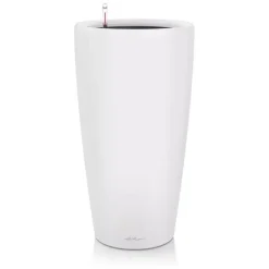 Lechuza Rondo premium med selvvanding - sort mat + hvid mat + grå mat - H.56 + H.75