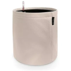 Lechuza Trendcover krukker med selvvanding og PU læder - Ø.23+Ø.32