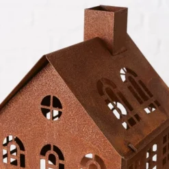 Lighthouse lysestager - Huse i rust til levende lys - Sæt