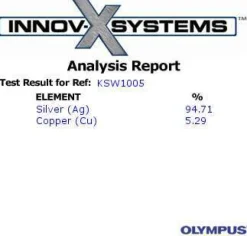 Lille sølv kors vedhæng
