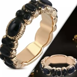 4mm design ring i bronze til kvinder