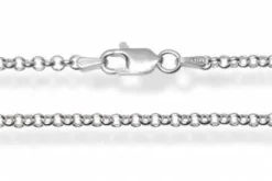 2mm rolo sølvhalskæde