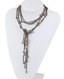 Quartz bindehalskæde