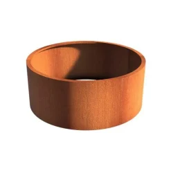 Runde højbede i cortenstål - Op til Ø.200cm - UDEN BUND