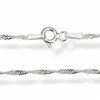 Singapore twist sølvhalskæde - 1,5mm - 40cm