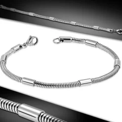 Slange Stålarmbånd 20cm