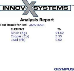Sølvøreringe med hvid krystal - 6mm