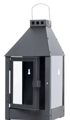 Sort væglanterne udendørs