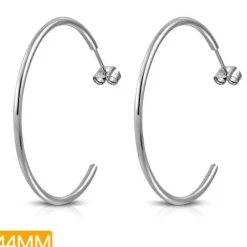 Ståløreringe 3/4 Hoop - 4 størrelser