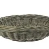 Stor dekorationsfad / rattanbakke i flettet rattan/pil - Ø.60cm